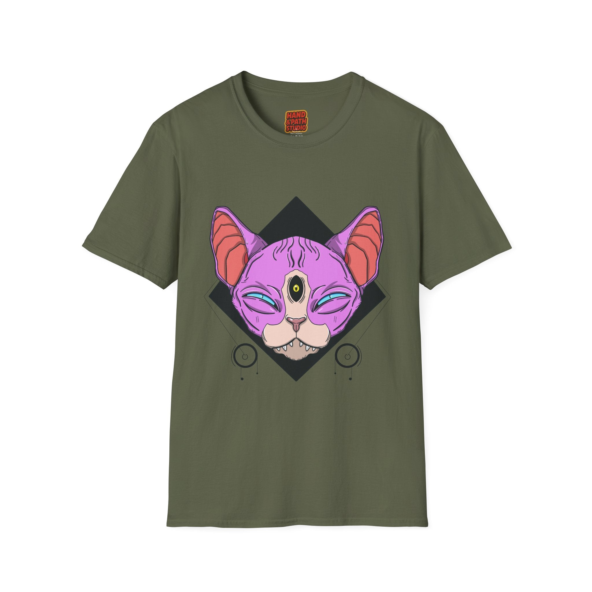 Awakened Cat Graphic Tee