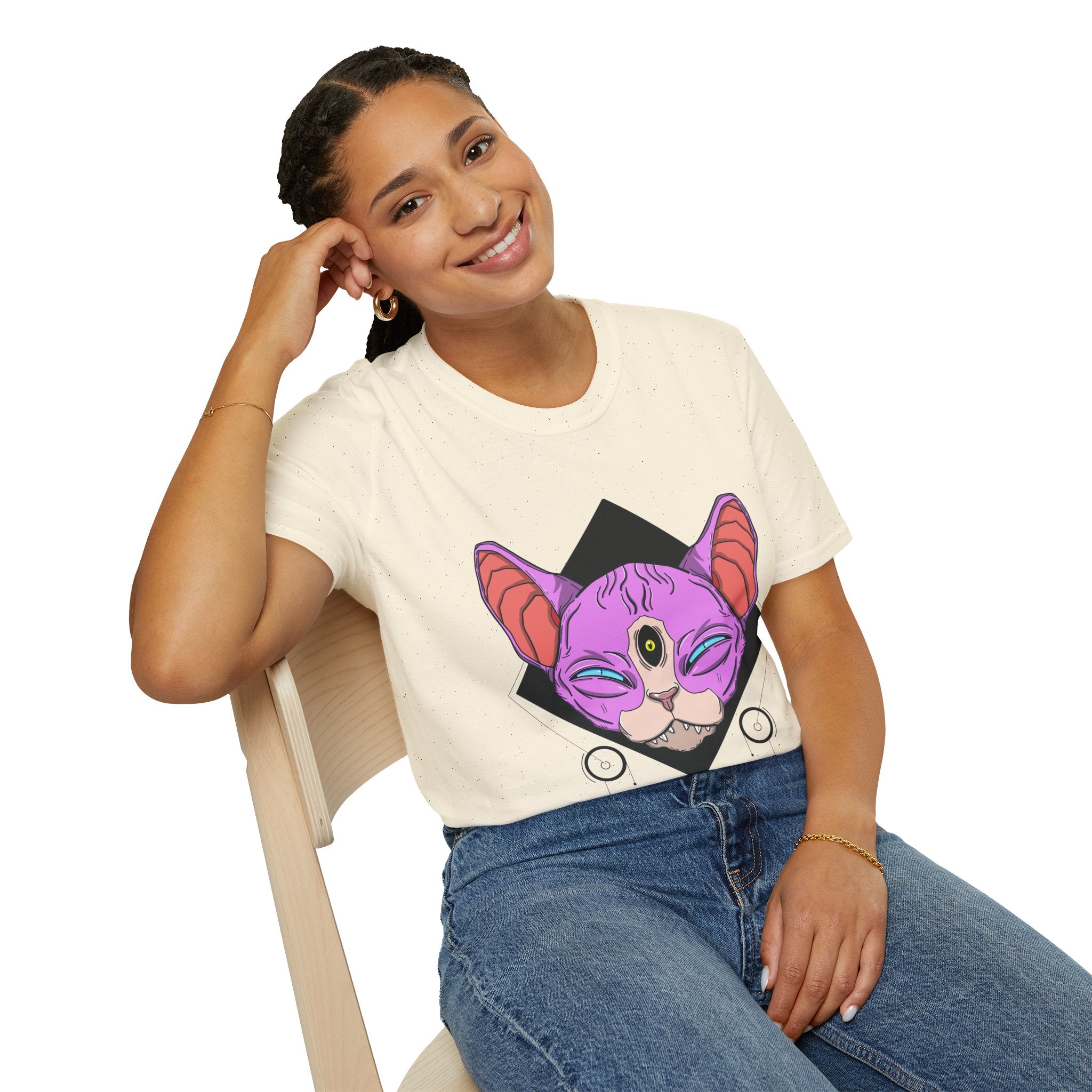 Awakened Cat Graphic Tee